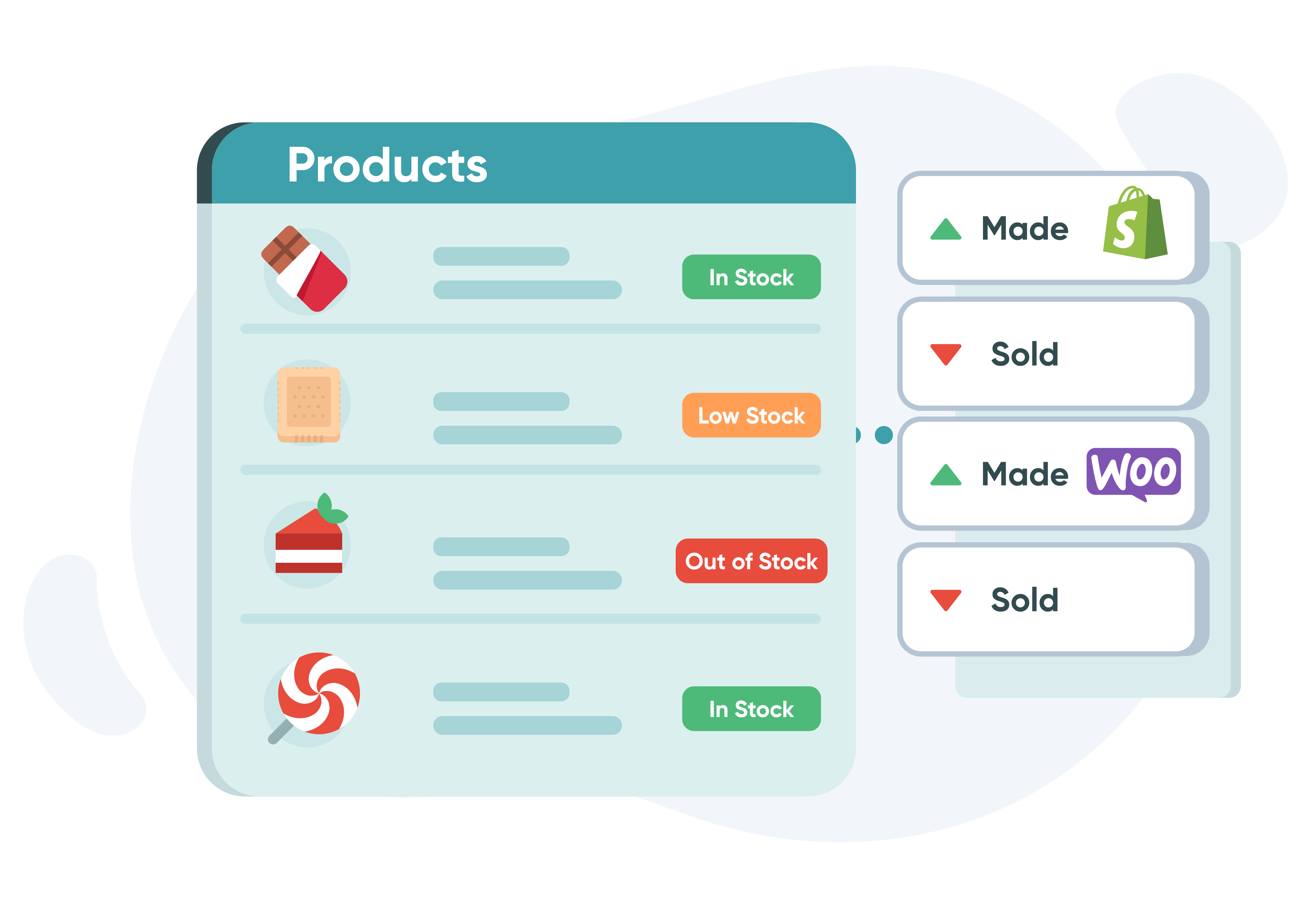 Material inventory tracking